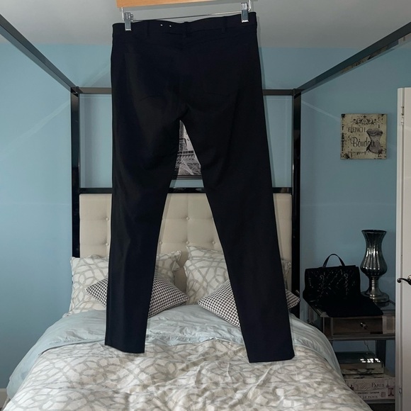 J.McLaughlin Becca Stretch Knit Leggings Black Mid-Rise Ponte Biz Casual 4 - Picture 5 of 9